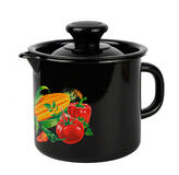 к кружка 1л с нос.с/кр.корич.Царица полей