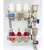 Коллекторная группа с расходомерами VIEIR 1*3/4  3 вых. (НЕРЖ) VR113-03A