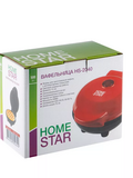 Вафельница HomeStar HS-2040, 500Вт, венская вафля, красная