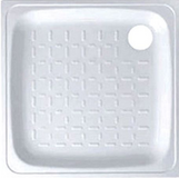 Поддон 90х90х15 Квадратный Мелкий Стальной НОВОСТРОЙ (ВИЗ)