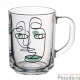 Кружка Faces зел 250мл/12