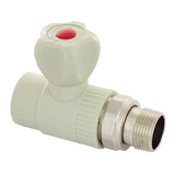 Кран 20х1/2" радиаторный прямой AS Pipe Серый