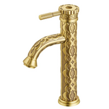 LM6609BL JASMINE Смеситель для умывальника монолитный, высокий, бронза