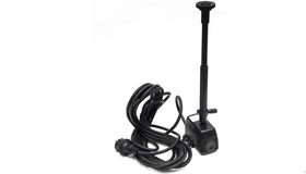 Насос для фонтана HJ-1543  Vodotok   W=28Вт. Hmax-2,0м. Qmax 1380л/ч. Кабель 5м +насадки 5шт. 