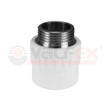 10130020Vf Муфта переходная с наружной резьбой  20 x 1/2" (150/30) (Valfex) БЕЛАЯ