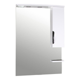 Зеркало Виктория 70  БЕЛОЕ с/с Правое