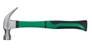 Молоток-гвоздодер с обрезиненной фибергласовой рукояткой Oasis Eco 450 г_103010704002