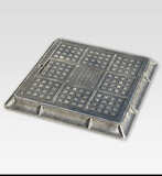 Люк Композит канализационный квадрат. малогабаритный ЛМ (А15) 480x480 черный