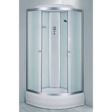 SWT 2001 900*900*2100 cтекло матовое,профиль белый низкий поддон 15см