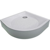 Поддон 80х80 Полукруглый Мелкий Bella NEW + Панель для поддона (без сифона)