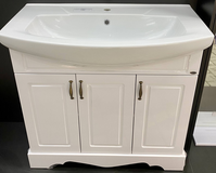 85 Тумба "Albero 85" Белый Глянец (ум. Элеганс 85) с сифоном