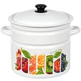 к кастрюля 10л цил.борт.белая Палитра вкуса/2