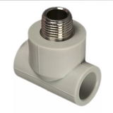 Тройник с МРН 20х1/2" AS Pipe Серый