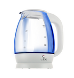 Чайник LX3002-3 электрический, 1,7л., 2200 Вт, белый LEX