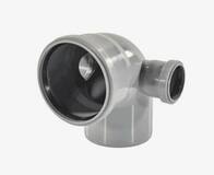 ФВ Отвод 110х87* с выходом 50 правый     1/14