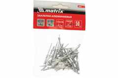 Заклепки, 4,0 х 16 мм, 50 шт.// Matrix