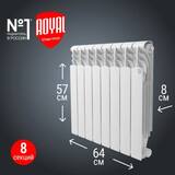 Радиатор Royal Thermo Revolution Bimetall 500 2.0 - 8 секц.