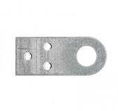 Проушина прямая, 70х30 мм, цинк, Россия// Сибртех