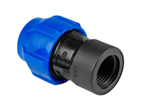 Муфта ПНД компр. соединительная с внутренней резьбой 20х1/2" (225/45) VALFEX