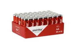 Батарейка алкалиновая Smartbuy LR6/40 bulk (40/720)  (SBBA-2A40S)