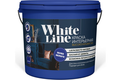 Краска интерьерная высокоукрывистая White line  / 14 кг /