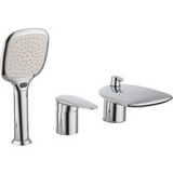 LM4445C "Статус" Смеситель для ванны встраиваемый, на 3 отверстия, с аксессуарами, хром