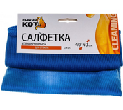 Салфетка из микрофибры CM-05 для стекла, размер 40*40см