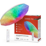 Светильник светодиодный COMFORT DIAMOND-RGB 75Вт 230В 3000-6500K 6000Лм 500x90мм с пультом дистанцио