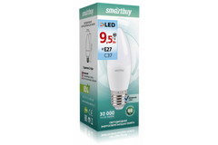 Светодиодная (LED) Лампа Smartbuy-C37-9,5W/6000 (SBL-C37-9_5-60K-E27)