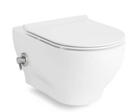 OLIVA Rimless Унитаз Подвесн. 52*36,5*40 с функцией биде,картр. Slim slow-closing (13-45-165WB)