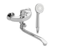 MAYFAIR - Смеситель для ванны, с  длинным изливом, шаровый, разборный корпус, цвет ХРОМ.