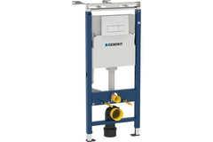 Geberit Duofix монтажный комплект для подвесного унитаза с клавишей "Delta 51" хром