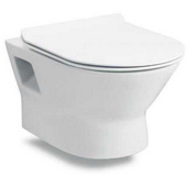 Fiesta Rim Унитаз подвесной без ободка (13-77-034) сиденье SLIM 51*36*40см