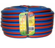 Шланг поливочный Д=3/4" (25м) арм., 3-х слойный Гидроагрегат синий  с оранжевой  полосой 