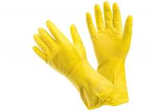 перчатки резин.желтые L vetta(.)/240