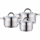 Набор посуды 6 пр. Bohmann (2,1л, 2,9л, 3,9л) BH-0714 1/4