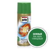 Эмаль аэрозольная глянцевая зеленая (520мл/270гр;12шт) JOBI RAL 6029