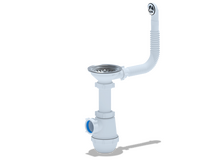 А 01 42SA15 Сифон АНИ Грот 3 1/2"*40 с гиб. пер. кр. и г/т 40х40/50
