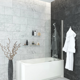 JY70 Душевое ограждение на ванну 70х130, прозрачное стекло