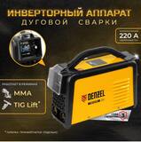 Аппарат инвертор. дуговой сварки SDM-220 Top, 220 А, ПВ 60% кейс// Denzel
