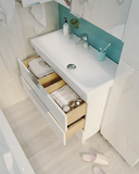 Тумба Gaula 80Н 3я White+Раковина CERSANIT MODUO 80 SLIM P-UM-MOD80SL/1