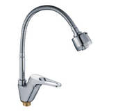 HB4313 смеситель д/кухни, гайка, 35мм, Гибкий Гусак