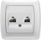 Розетка компьютерная САТ5е VI-KO CARMEN бел.