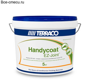 Terraco Handycoat EZ-Joint 5 кг Готовая шпатлевка для заделки швов между ГКЛ (72 шт/пал)