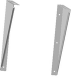 Опора стеновая 400х400, нержавейка 1.0мм