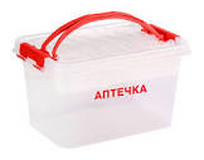 Контейнер "Аптечка" 7л крыш.с 2-я ручк,2 защелк (31х20 h17см) (5)
