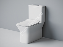 МОНОЛИТ SM9608 тонкое сиденье ДП (с гофрой и подводкой)