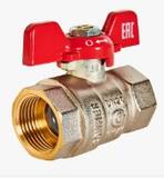 RBV-0003-2110220 ROMMER Кран шаровой, ВР/ВР, ручка бабочка 3/4