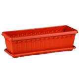 кашпо "Флавия" прямоуг.№1 50см(корич.)/20