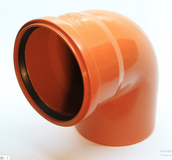 ФН Отвод  110мм   87,5гр  Flextron  наруж.   1/15